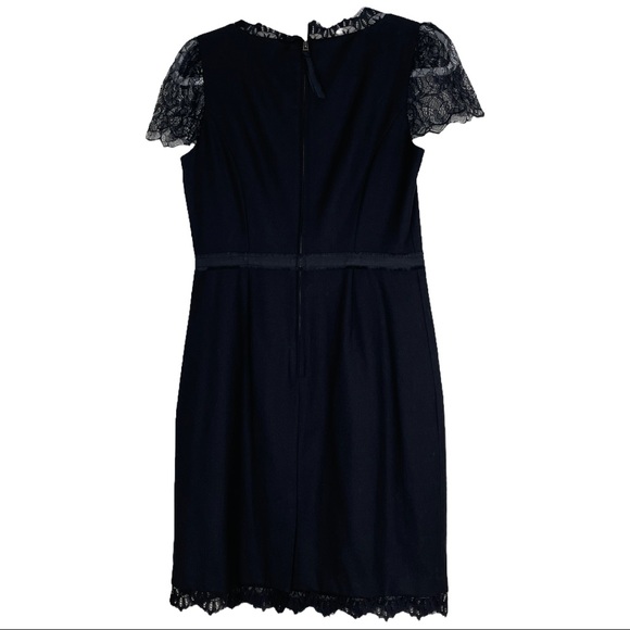REBECCA TAYLOR black lace combo dress NWT sz 8 - Picture 3 of 6